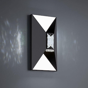 Vida - LED Outdoor Wall Mount-12 Inches Tall and 6 Inches Wide