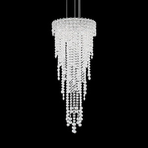 Chantant - Four Light Pendant 35 Inches Tall and 14 Inches Wide