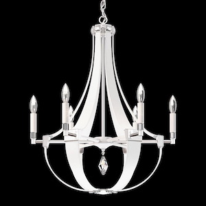 Crystal Empire - 6 LightChandelier-29.5 Inches Tall and 24 Inches Wide - 1301881