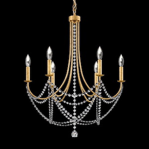 Verdana - 6 LightChandelier-29 Inches Tall and 24 Inches Wide