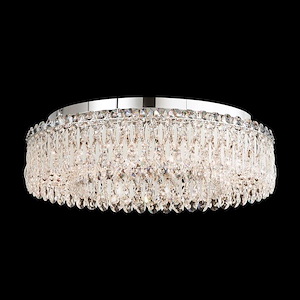Sarella - 12 Light Flush Mount-7.5 Inches Tall and 24 Inches Wide