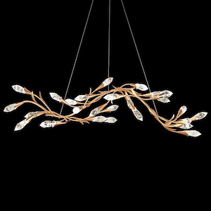 Secret Garden - 56W 1 LED Linear Pendant-14.5 Inches Tall and 15 Inches Wide
