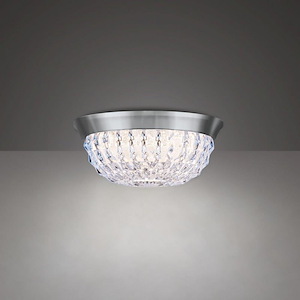 Genoa - 12W 1 LED Flush Mount-4 Inches Tall and 9 Inches Wide - 1301801