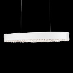 Eclyptix - 39W 1 LED Linear Pendant-6.5 Inches Tall and 10.5 Inches Wide