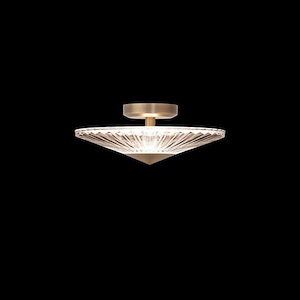 Origami - 21W LED Semi-Flush Mount-6 Inches Tall and 16 Inches Wide - 1301816