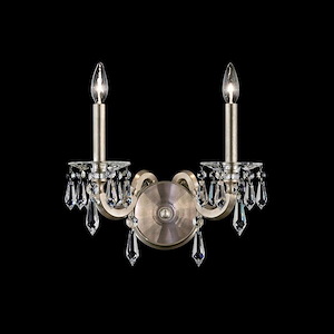 Napoli - 2 Light Wall Sconce-13.5 Inches Tall and 6 Inches Wide