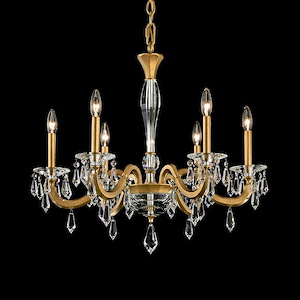 Napoli - 6 LightChandelier-25 Inches Tall and 24 Inches Wide