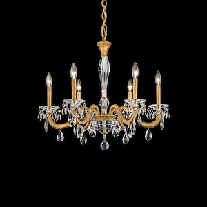 San Marco - 6 LightChandelier-24 Inches Tall and 24 Inches Wide