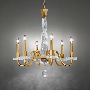 Amadeus - 6 LightChandelier-29 Inches Tall and 27 Inches Wide
