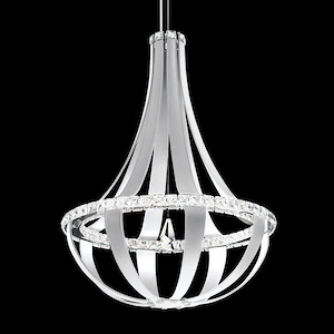 Crystal Empire - 36 Inch 48W 16 LED Pendant