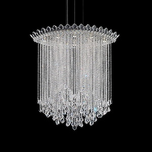 Trilliane Strands - 8 Light Pendant-48 Inches Tall and 25 Inches Wide