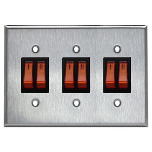 Accessory - Triple Switch Plate Assembly for 2 Stage Patio Heaters