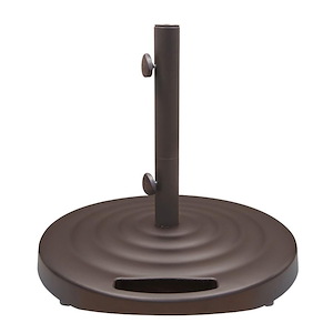 Libra - 22 Inch 100 lbs Cast Aluminum Round Base with Wheels - 1052323