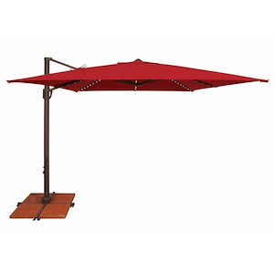 Bali Pro - 10 Foot Square Starlight Cantilever with Cross Base