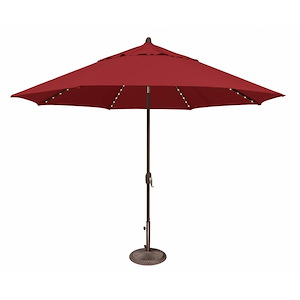 Lanai Pro - 11 Foot Octagon Starlight Umbrella with Auto Tilt