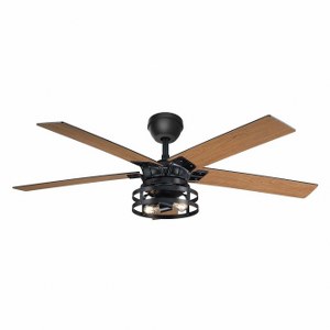 Bellatrix SkyFan 52in 5 Blade Ceiling Fan and Light Kit with SkyPlug