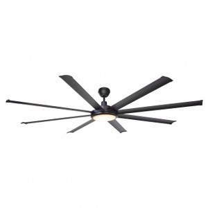 Boreal SkyFan 75in 8 Blade Ceiling Fan and Light Kit with SkyPlug