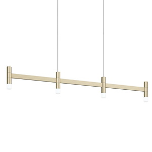 Systema Staccato - 18W 1 LED Linear Pendant In Contemporary Style-6 Inches Tall and 1.25 Inches Wide