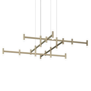 Systema Staccato - 84W 1 LED Hash Pendant In Contemporary Style-16.5 Inches Tall and 69.75 Inches Wide