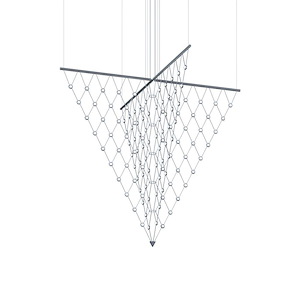 Constellation - 150W 120 LED Pendant-71 Inch Tall and 58 Inch Wide - 1152907