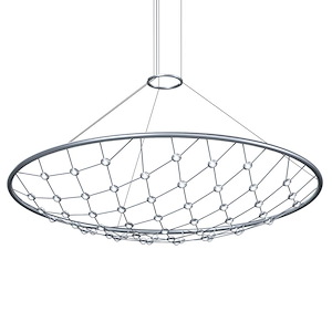 Constellation - 69W 1 LED Galaxy Matrix Pendant In Contemporary Style-9.5 Inches Tall and 60 Inches Wide