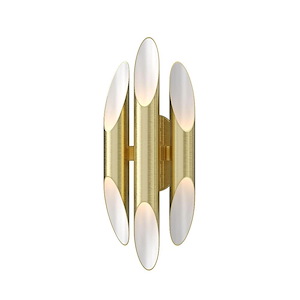 Chimes - 66W 6 LED Triple Wall Sconce-18 Inches Tall and 7.25 Inches Wide