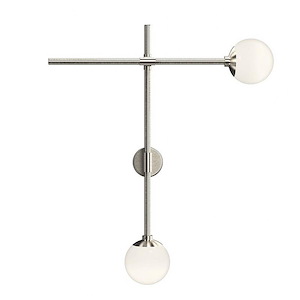 Sabon - 3W 2 LED Double Wall Sconce In Modern Style-14.75 Inches Tall and 12 Inches Wide