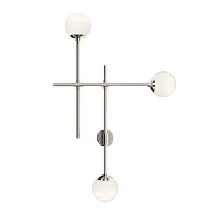 Sabon - 3W 3 LED Triple Wall Sconce In Modern Style-19.5 Inches Tall and 13.5 Inches Wide