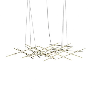 Constellation  - 50W 3000K 25 LED Ursa Minor Chandelier In Contemporary Style-13 Inches Tall and55 Inches Wide - 1293890