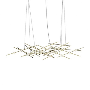 Constellation - 50W 25 LED Ursa Minor Chandelier In Contemporary Style-13 Inches Tall and 55 Inches Wide - 1147675