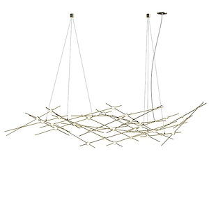 Constellation  - 92W 3000K 44 LED Ursa Major Chandelier In Contemporary Style-22.25 Inches Tall and92.75 Inches Wide - 1293892