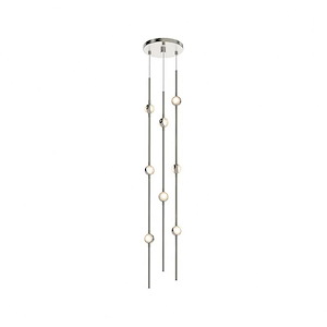 Constellation  - 16W 2700K 8 LED Andromeda Short Round Pendant In Contemporary Style-34 Inches Tall and6 Inches Wide - 1293893