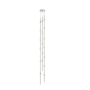 Constellation - 36W 18 LED Andromeda Round Tall Pendant In Contemporary Style-76 Inches Tall and 6 Inches Wide