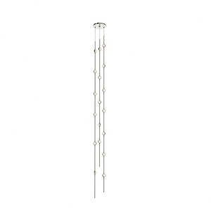 Constellation  - 36W 2700K 18 LED Andromeda Tall Round Pendant In Contemporary Style-76 Inches Tall and6 Inches Wide - 1293895