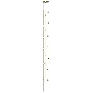 Constellation  - 36W 3000K 18 LED Andromeda Tall Round Pendant In Contemporary Style-76 Inches Tall and6 Inches Wide