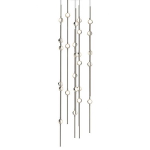 Constellation  - 52W 26 LED Andromeda Short Round Pendant In Contemporary Style-39 Inches Tall and12 Inches Wide - 1277892