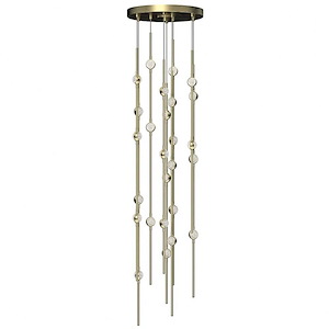Constellation  - 52W 3000K 26 LED Andromeda Short Round Pendant In Contemporary Style-39 Inches Tall and12 Inches Wide - 1293898