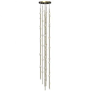 Constellation  - 110W 3000K 55 LED Andromeda Tall Round Pendant In Contemporary Style-78 Inches Tall and12 Inches Wide - 1293900