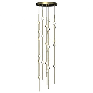 Constellation  - 52W 2700K 26 LED Andromeda Short Round Pendant In Contemporary Style-39 Inches Tall and12 Inches Wide - 1293897