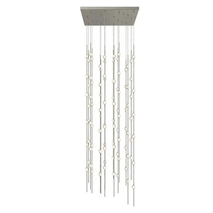 Constellation - 192W 96 LED Andromeda Square Pendant In Contemporary Style-67 Inches Tall and 24 Inches Wide - 1149102