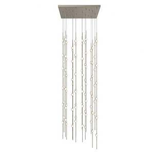 Constellation  - 192W 96 LED Andromeda Square Pendant In Contemporary Style-67 Inches Tall and24 Inches Wide