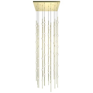 Constellation  - 192W 3000K 96 LED Andromeda Square Pendant In Contemporary Style-67 Inches Tall and24 Inches Wide