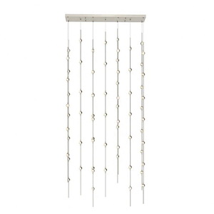 Constellation  - 138W 2700K 69 LED Andromeda Rectangular Pendant In Contemporary Style-75 Inches Tall and36 Inches Wide