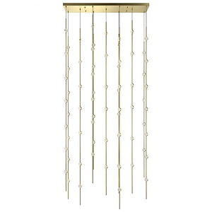 Constellation  - 138W 3000K 69 LED Andromeda Rectangular Pendant In Contemporary Style-75 Inches Tall and36 Inches Wide - 1293906