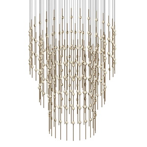 Constellation - 780W 3 LED 3-Tier Centaurus Pyramid Pendant In Contemporary Style-60.25 Inches Tall and 48 Inches Wide - 1145575