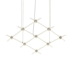Constellation - 18W 9 LED Aquarius Minor Chandelier In Contemporary Style-1.5 Inches Tall and 66.75 Inches Wide - 1146621