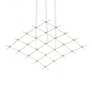 Constellation - 50W 25 LED Aquarius Medius Chandelier In Contemporary Style-1.5 Inches Tall and 121.75 Inches Wide - 1148307