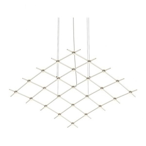Constellation - 50W 25 LED Aquarius Medius Chandelier with J20 Cord In Contemporary Style-1.5 Inches Tall and 121.75 Inches Wide - 1277791