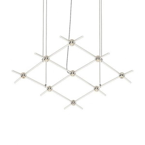 Constellation - 98W 49 LED Aquarius Major Chandelier In Contemporary Style-1.5 Inches Tall and 177 Inches Wide