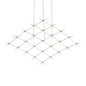 Constellation - 50W 25 LED Aquarius Medius Chandelier In Contemporary Style-1.5 Inches Tall and 121.75 Inches Wide